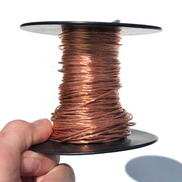 Spool Of Copper Wire (Unknown Length) - Picture 1 of 10